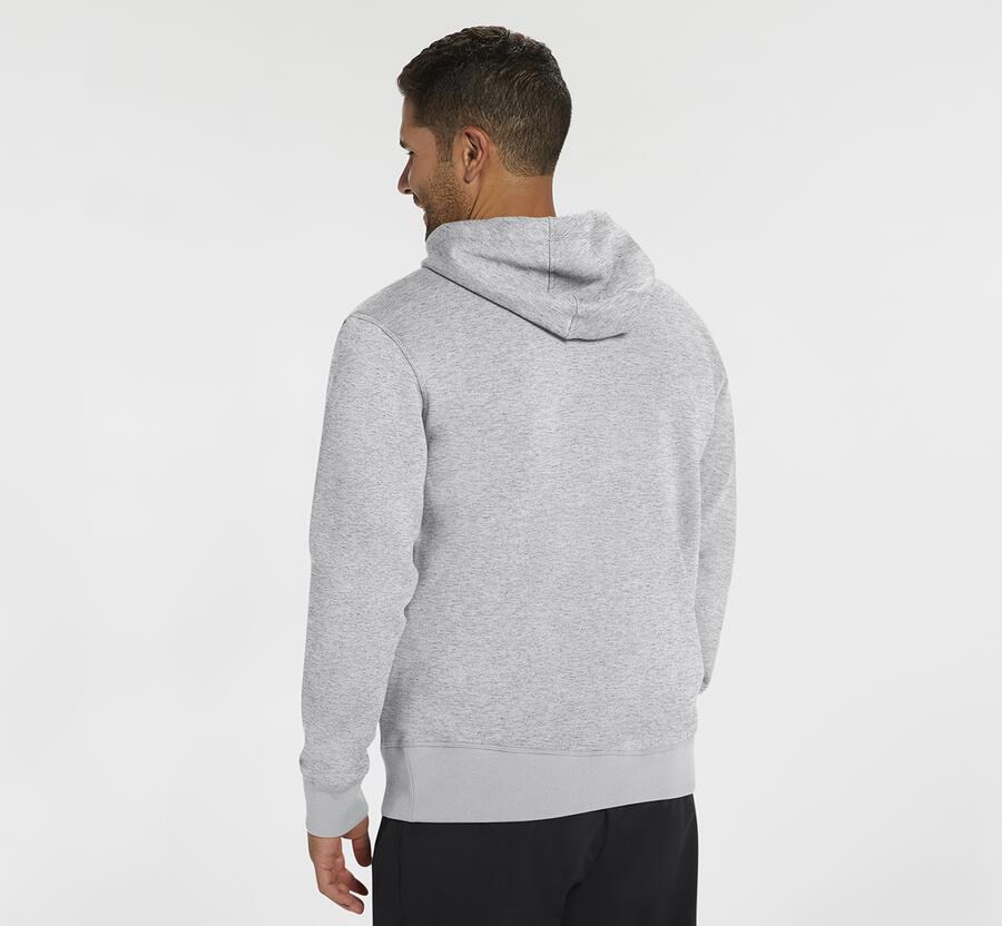 Hoodie Mens - Hoka One One Performance - Grey - OGTFHKM-86